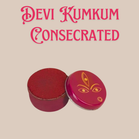 Devi Kumkum MAŁY Konsekrowany 100% Naturalny