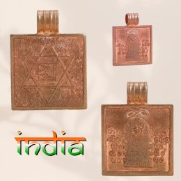 Isha Consecrated Dhyanalinga Copper Pendant