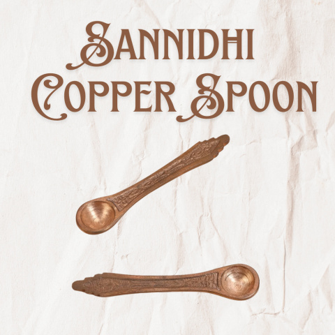 Sannidhi Copper Spoon ISHA Miedziana łyżeczka