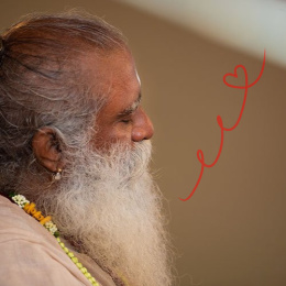 Adiyogi Kupfer Ohrringe Sadhguru ISHA