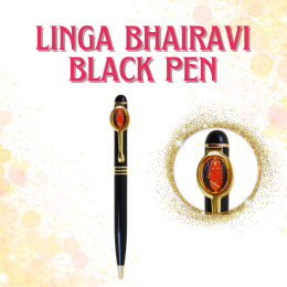 Ballpoint pen Linga Bhairavi Black Ball ISHA