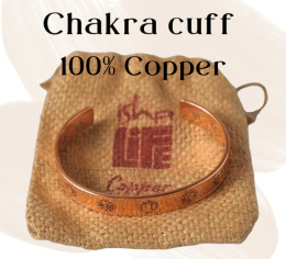 CHAKRA Kupfer Armband 100% Kupfer (ISHA)