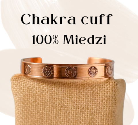 CHAKRA miedziana bransoletka 100% Miedzi (ISHA)