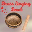 Brass Singing Bowl - Klangschale aus Messing ISHA