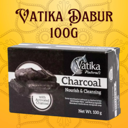 Vatika Dabur Active Charcoal Bar Soap 100g