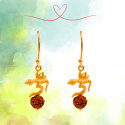 Om Rudraksha Kolczyki Miedziane *Om Rudraksha Copper Earring ISHA