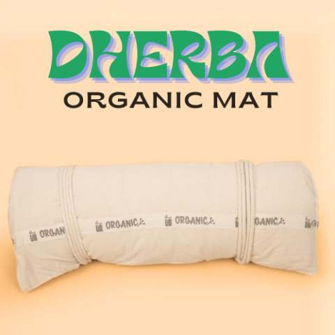 Dharba Meditationsmatte aus Bio-Gras ISHA