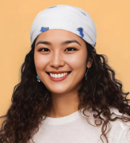 Nandi Bandana in off-white aus ISHA Bio-Baumwolle