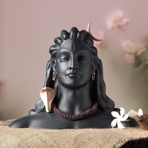 Adiyogi Statue 6 inches = 15.2 cm