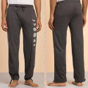 Moon print pants - dark gray UNISEX